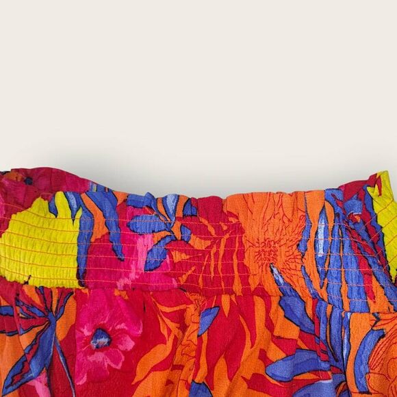 Tracy Evans Womens‎ Top Sz XL V-Neck Long Sleeve Blouse Floral Tropical Resort - Picture 10 of 16